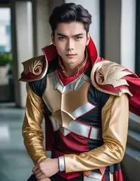 Handsome Male Cosplayers Fancy Dress face swap