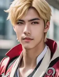 Blonde Male Cosplay Fancy Dress face swap