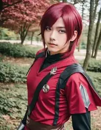 Male Ruby Cosplay Fancy Dress face swap