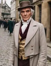 Ebenezer Scrooge Outfit Fancy Dress face swap