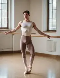 Male Ballet Dancer Outfit Fancy Dress face swap