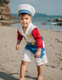 Boy Popeye Fancy Dress face swap