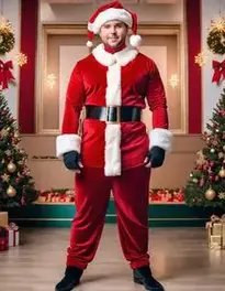 Mens Christmas Outfits Fancy Dress face swap