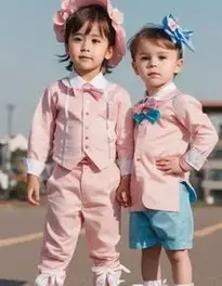 Big And Little Sister Outfits Fancy Dress face swap