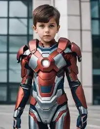 Iron Boy Fancy Dress face swap