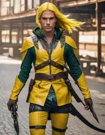 Canary Hunter Hunter Fancy Dress face swap