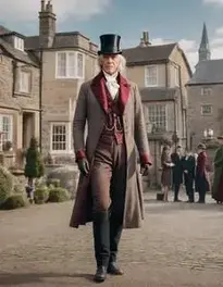 Ebenezer Scrooge Outfit Fancy Dress face swap