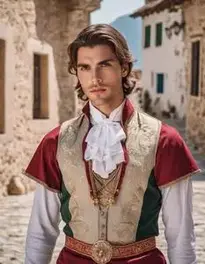 European Costume For Male Fancy Dress face swap