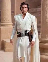 strapless open back dress Womens Princess Leia Inspired Costume
