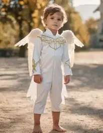 Boy Angel Fancy Dress face swap