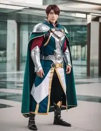 Simple Cosplay Costume For Male Fancy Dress face swap