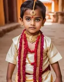 Little Krishna Fancy Dress face swap