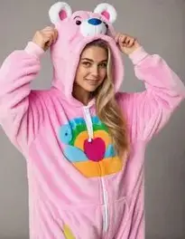 Care Bear Onesie For Adults Fancy Dress face swap