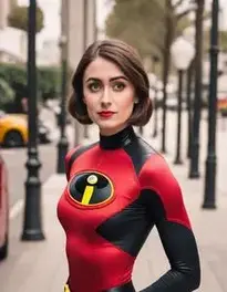 Elastigirl Fancy Dress Fancy Dress face swap