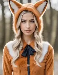 Fox Costume Woman Fancy Dress face swap
