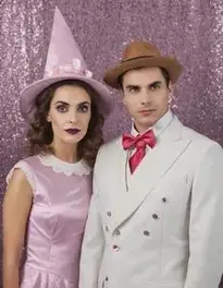 Husband And Wife Halloween Fancy Dress face swap