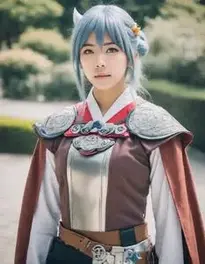 Female Yoru Cosplay Fancy Dress face swap