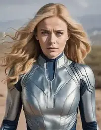 Sue Storm Cosplay Fancy Dress face swap