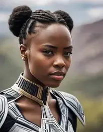 Wakanda Costume Female Fancy Dress face swap