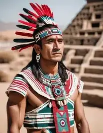 Aztec Costume Male Fancy Dress face swap