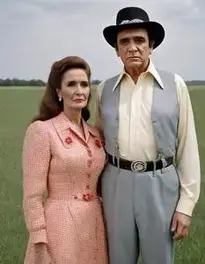 Johnny Cash And June Carter Fancy Dress Fancy Dress face swap