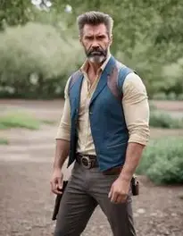 Logan Cosplay Fancy Dress face swap
