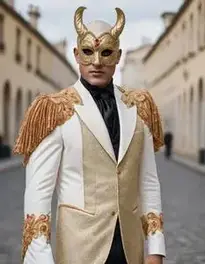 Masquerade Ball Outfit Men Fancy Dress Face Swap