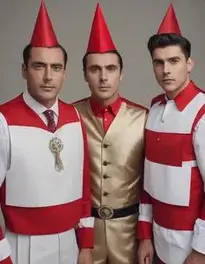 Trio Fancy Dress face swap