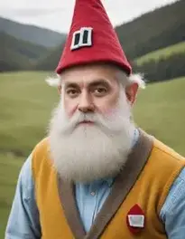 Men Gnome Fancy Dress face swap