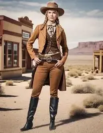 Calamity Jane face swap