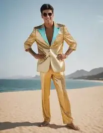 Desert Island Disco face swap