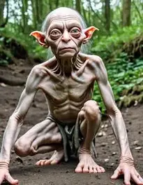 Gollum face swap