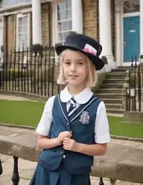 St Trinians Uniform face swap