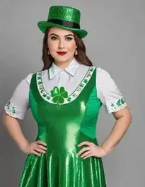 St Patricks Day Costume Plus Size face swap