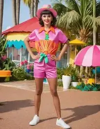 Club Tropicana Fancy Dress Face Swap