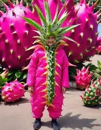 Dragon Fruit Fancy Dress face swap