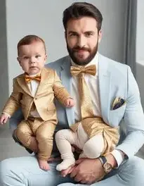 Family Costume With Newborn face swap