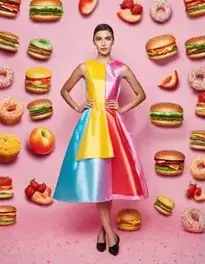 Healthy Food Junk Food Fancy Dress face swap