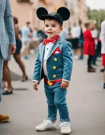 Mickey Mouse Costume 4t face swap