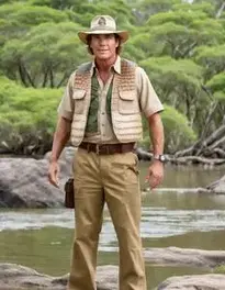 Crocodile Hunter face swap