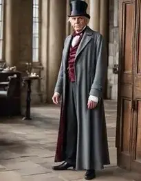 Ebenezer Scrooge Outfit face swap