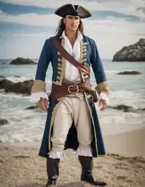 Men Small Pirate face swap