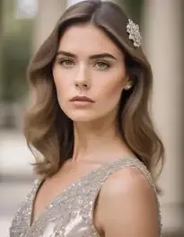 Badgley Mischka Dress face swap