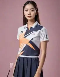 Badminton Attire Female face swap