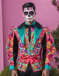 Sugar Skull Costume Male face swap