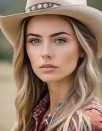 Cowgirl Outfit For Woman face swap