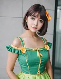 Dora Cosplay Dress face swap