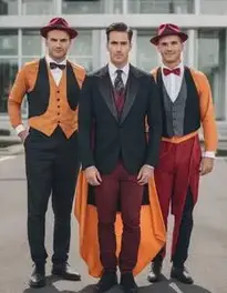 Trio Halloween Costume Male face swap