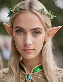 Elf Fancy Dress Woman face swap