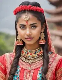 Ethnic Costume For Female face swap